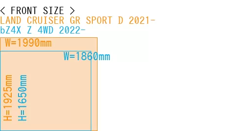 #LAND CRUISER GR SPORT D 2021- + bZ4X Z 4WD 2022-